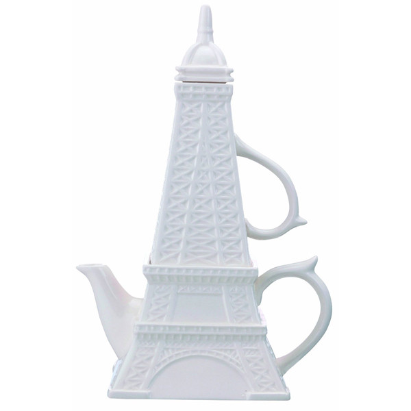 Чайник заварочный Эйфелева башня с кружкой