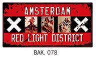 Металлическая табличка Amsterdam - фото 1 - id-p90997284