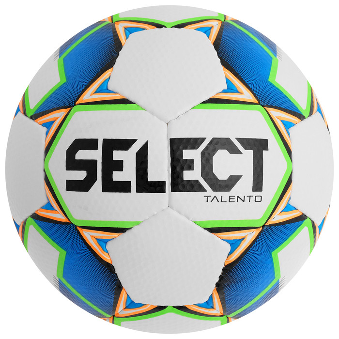 Мяч футбольный SELECT Talento, размер 4, PU, ручная сшивка, 32 панели, 4 подслоя, 310-330 г, 811008-102