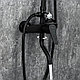Душевая стойка с тропическим душем Frap 2429 черный, фото 4