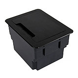 Shelbi Настольный бокс на 4 модуля, чёрный, фото 7