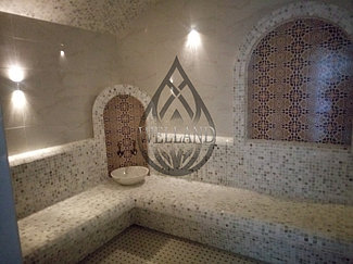 Турецкий хаммам после завершения работ.