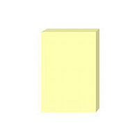 Стикеры бумажные самоклеющиеся Comix D5003, 76х101 мм., 100 л., упак./12 шт., жёлтый