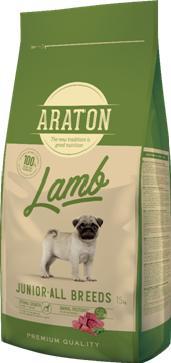 Корм Araton Dog Junior Lamb для щенков ягненок 15 кг