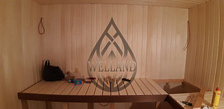 Русская баня во время проведения работ.