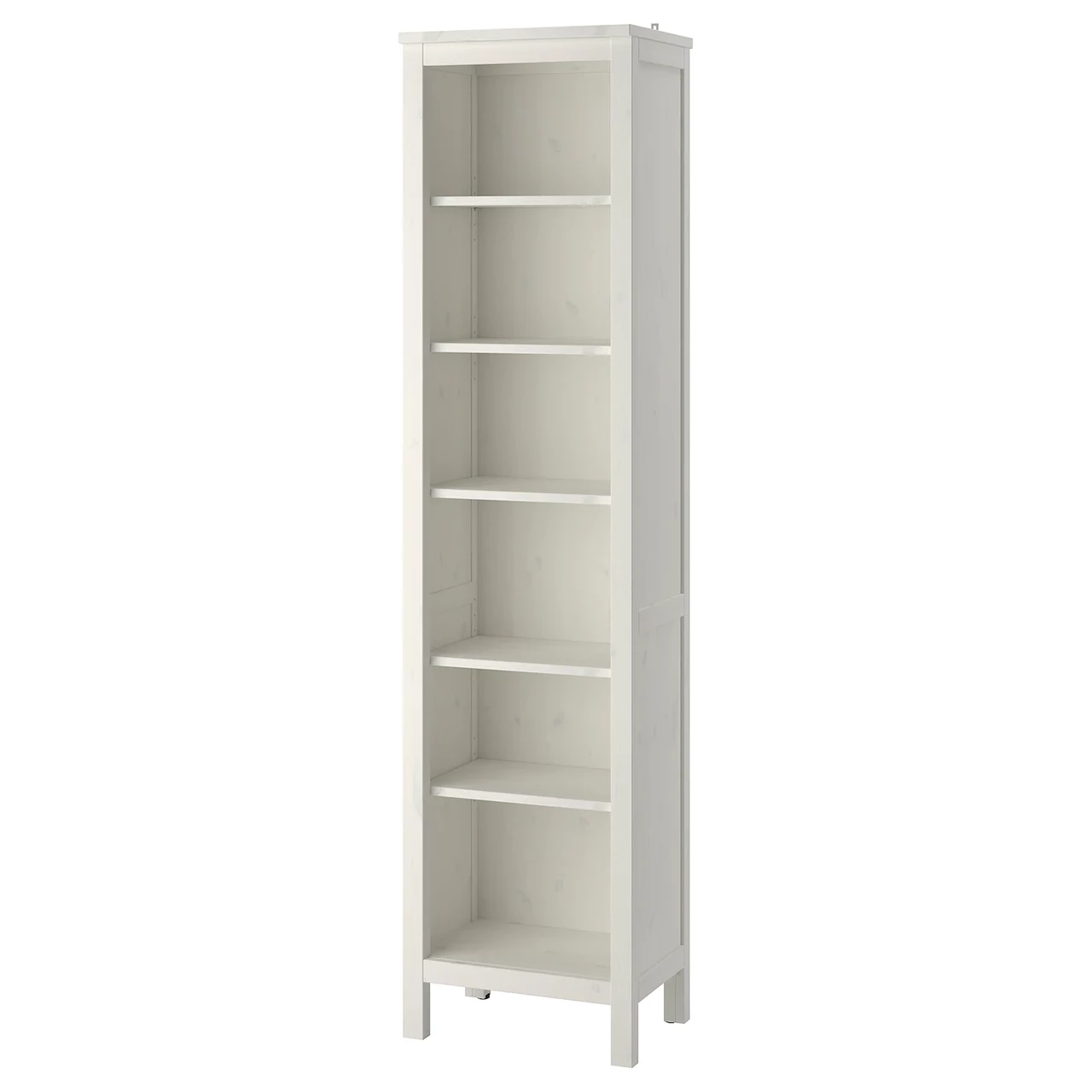 Стеллаж HEMNES Хемнэс , белая морилка49x197 см"