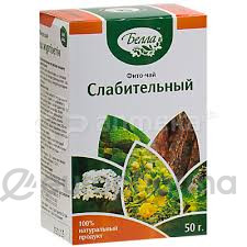 Слабительный фито-чай 50г Белла