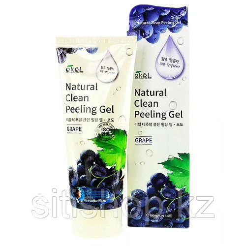 Ekel Grape Natural Clean Peeling Gel - Пилинг-скатка с экстрактом винограда