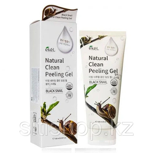 Ekel Black Snail Natural Clean Peeling Gel - Пилинг-гель с черной улиткой - фото 1 - id-p91039400