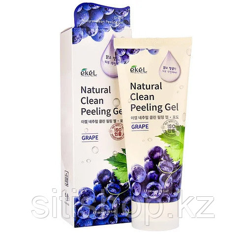 Ekel Grape Natural Clean Peeling Gel, 100мл - Пилинг-гель (скатка) для лица с экстрактом винограда - фото 1 - id-p91039981