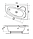 Ванна акриловая ассиметричная RAVAK ASYMMETRIC 170x110 L белая(C481000000), фото 2