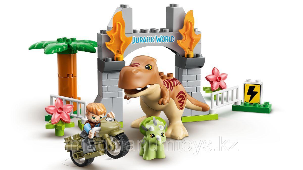 LEGO Duplo Конструктор Jurassic World «Побег динозавров: тираннозавр и трицератопс» - фото 4 - id-p91049973