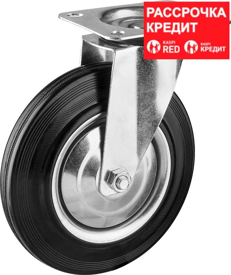 ЗУБР 200 мм, 185 кг, колесо поворотное 30936-200-S Профессионал