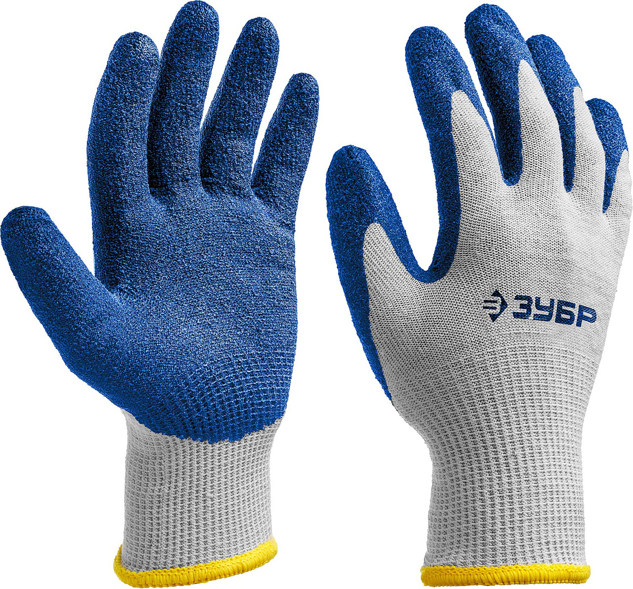 ЗУБР L-XL, перчатки с одинарным текстурированным нитриловым обливом ЗАХВАТ 11457-XL - фото 2 - id-p91050215