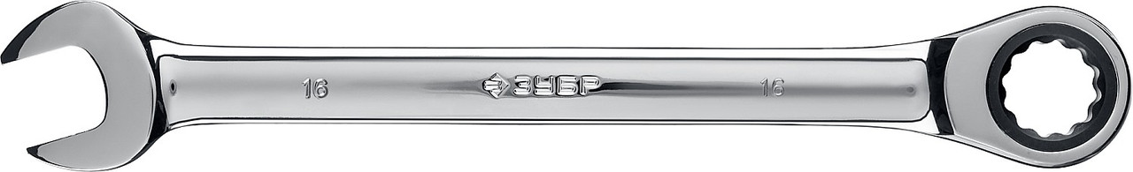 ЗУБР 16 мм, комбинированный гаечный ключ трещоточный 27074-16_z01 - фото 2 - id-p91050322