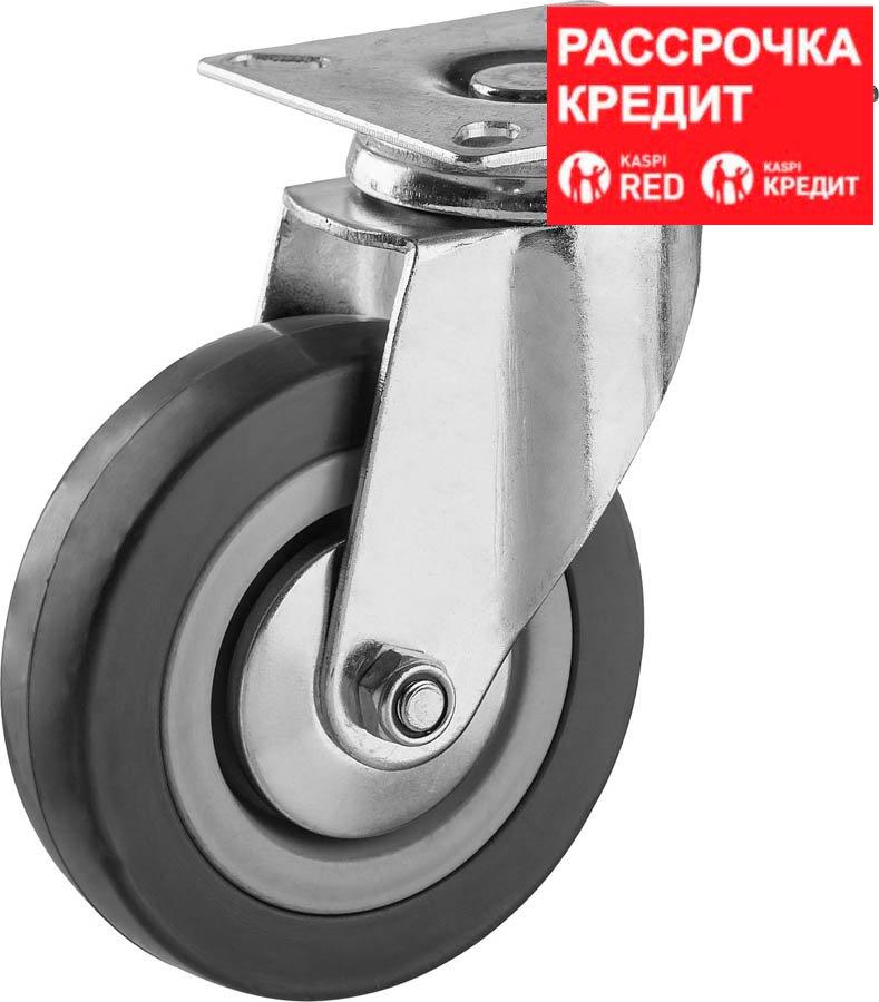 ЗУБР 100 мм, 65 кг, колесо поворотное 30956-100-S