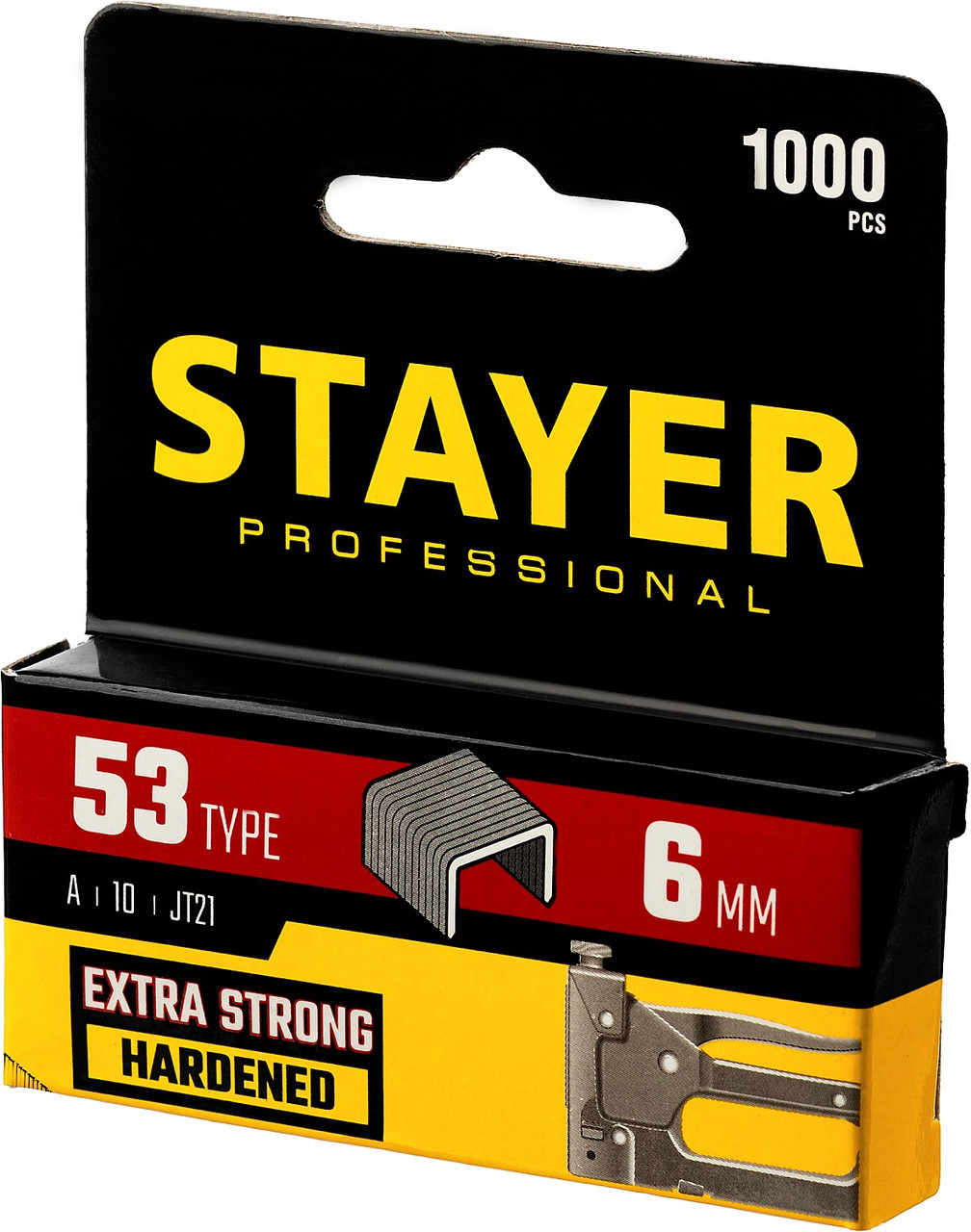 STAYER скобы тип 53 (A / 10 / JT21), 6 мм, 1000 шт., закаленные, особотвердые, скобы для степлера тонкие - фото 5 - id-p91050713