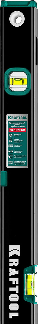 Kraftool 600 мм, магнитный уровень с зеркальным глазком GRAND-M 34785-60 - фото 6 - id-p91050781