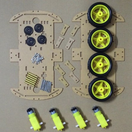 Умный робот автомобильный комплект с UnO R3/Ультразвуковой датчик/Удаленный развивающий игрушечный автомобиль - фото 1 - id-p91051123