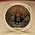Сувенирная монета Bitcoin (Биткоин), серебро, толщина 3 мм, фото 3