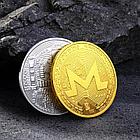 Сувенирная монета Monero coin, серебро, толщина 3 мм, фото 4