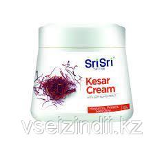 Крем для лица и тела с шафраном 150г Sri Sri