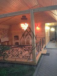 Уличная беседка после завершения работ.