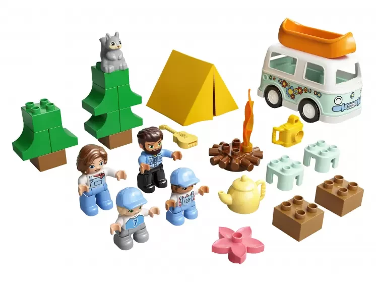 LEGO DUPLO 10946 Семейное приключение на микроавтобусе, конструктор ЛЕГО - фото 3 - id-p90935347