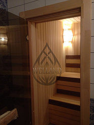 Русская баня после завершения работ.