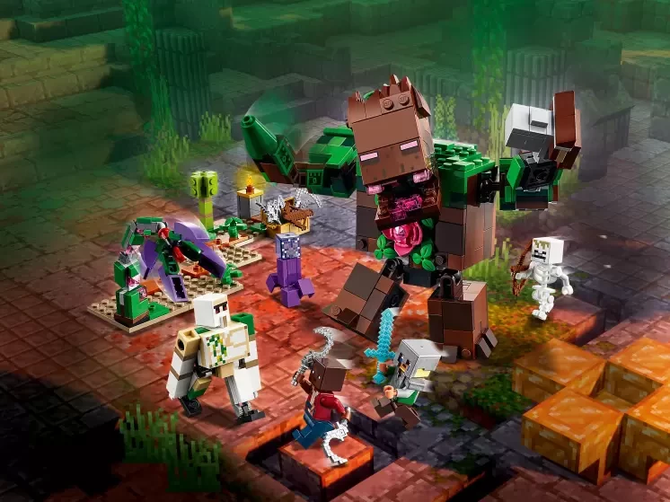 LEGO Minecraft 21176 Мерзость из джунглей, конструктор ЛЕГО - фото 1 - id-p90935891