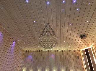 Финская сауна после завершения работ.