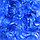 Парик искусственный с челкой длинный с легкими локонами 60 см неоново синий, фото 4