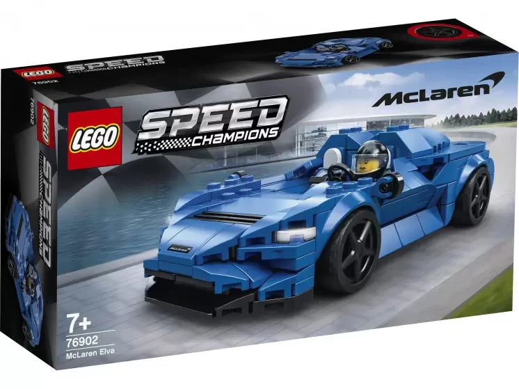 LEGO Speed Champions 76902 McLaren Elva, конструктор ЛЕГО - фото 2 - id-p90938002