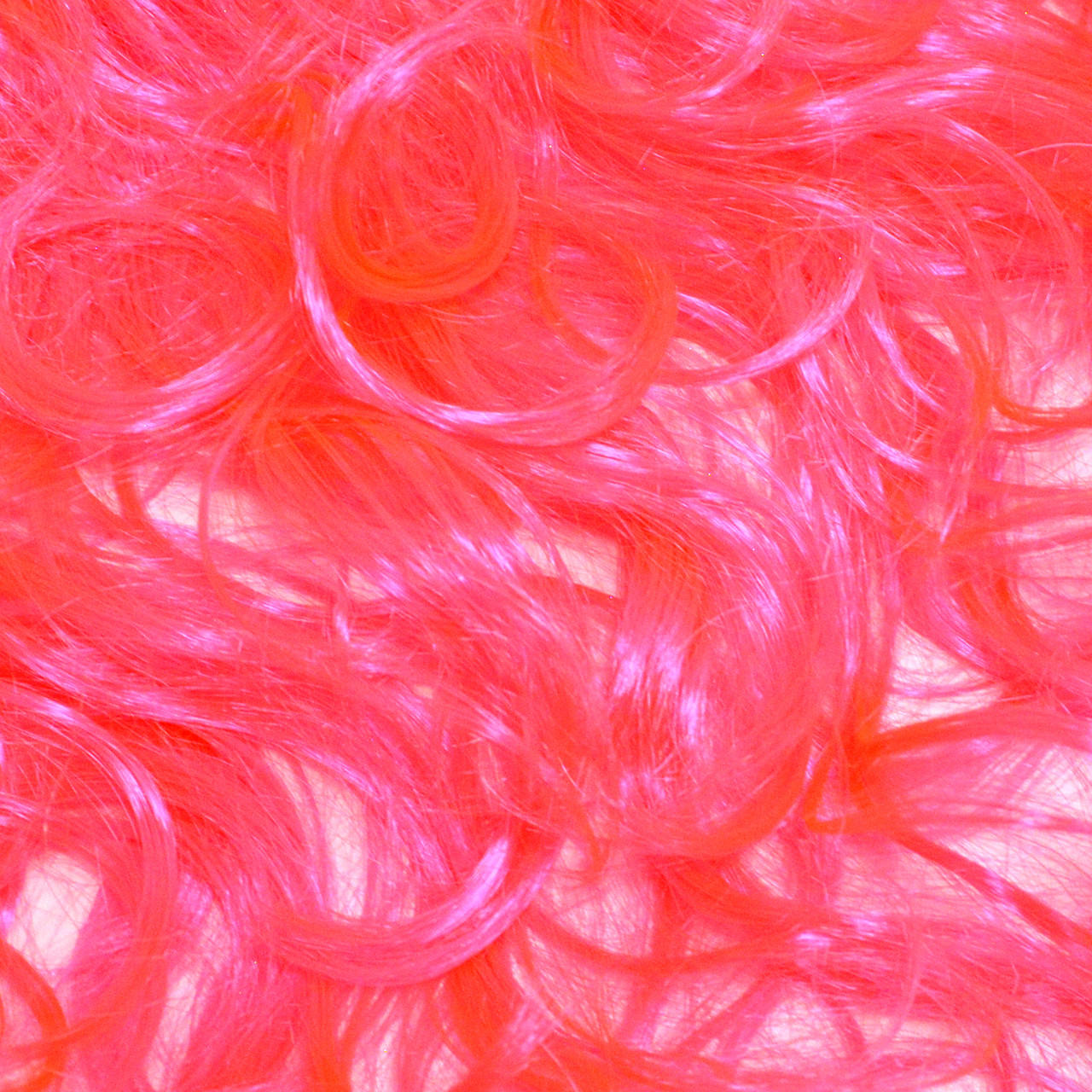 Парик искусственный с челкой длинный с легкими локонами 60 см неоново розовый - фото 4 - id-p91068709
