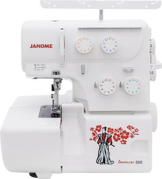 Janome Samurai 888 белый Оверлок