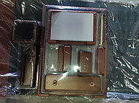 Набор настольный 9 предметов, дерево, темно-коричневый Good Sunrise, фото 2