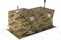Палатка всесезонная Берег Кубоид 4.40 двухслойная, размер 4,4 x 2.2 x 1.9 м.