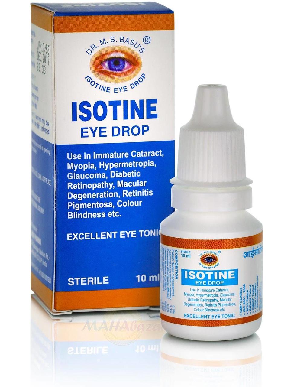Айсотин капли для глаз (Isotine Eye Drop)