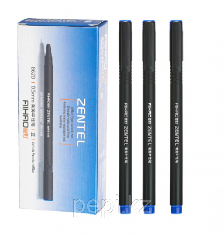 Ручка гелевая Aihao 8620 синяя - фото 1 - id-p91072155