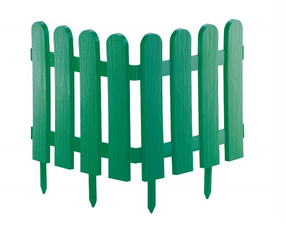Забор декоративный "Кантри", 29 х 224 см, зеленый Palisad