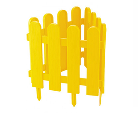 Забор декоративный "Кантри", 29 х 224 см, желтый Palisad