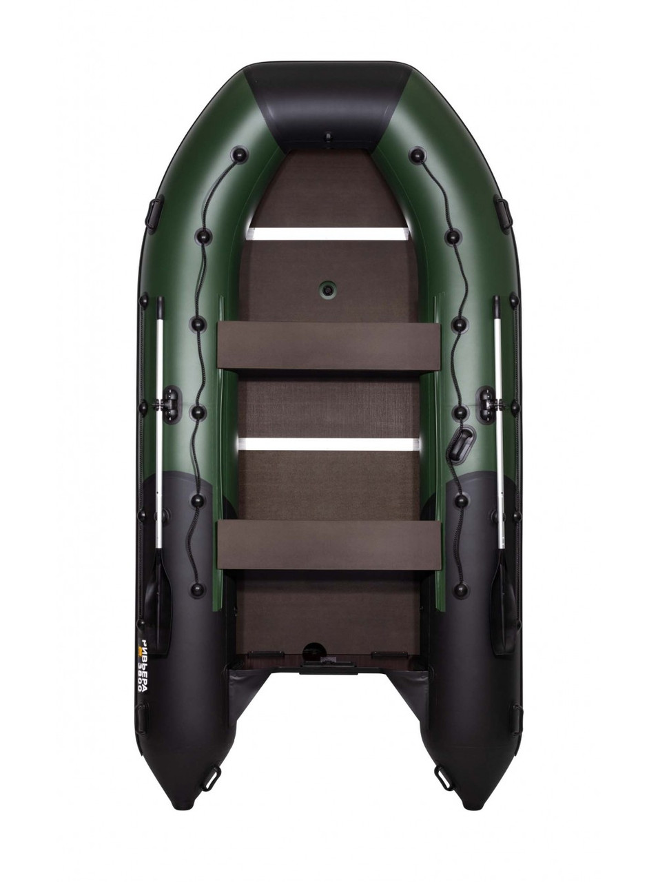 Лодка Ривьера Максима 3800 СК комби зеленый/черный(1875)