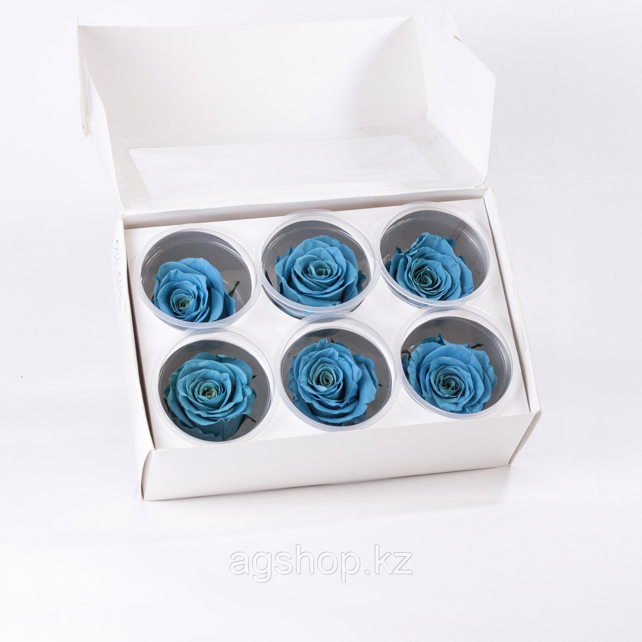 Роза Large (caribbean blue) 6 бутонов - фото 1 - id-p91072560