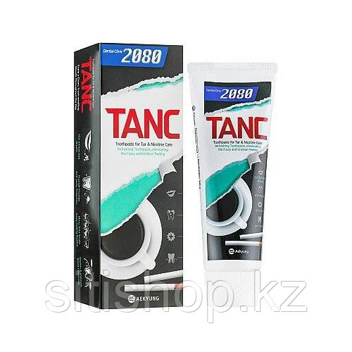 Dental Clinic 2080 TANC Отбеливающая зубная паста, для курильщиков и любителей кофе 100 г