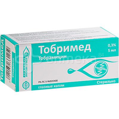 Тобримед 0,3% 5 мл капли глазные