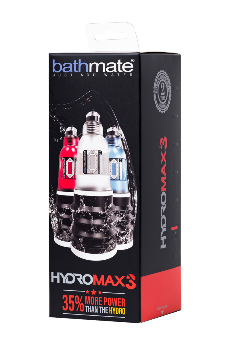 Гидропомпа BATHMATE HYDROMAX3, прозрачная, 22 СМ, ОРИГИНАЛ