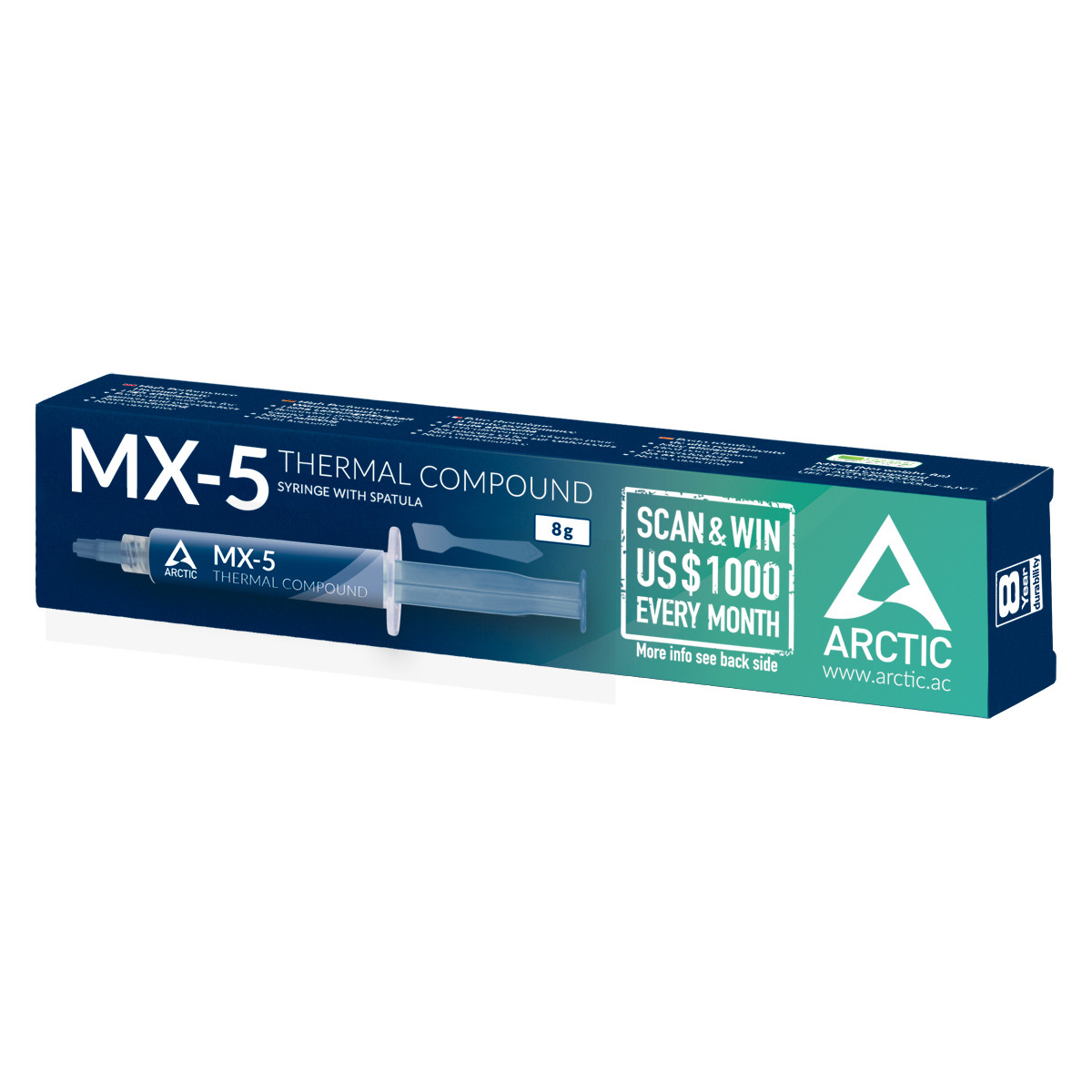 Термопаста Arctic cooling mx-5 8гр - фото 1 - id-p91073999