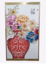 Инфракрасный электрообогреватель-картина "Китайская ваза", 800 ват, 105*59 см