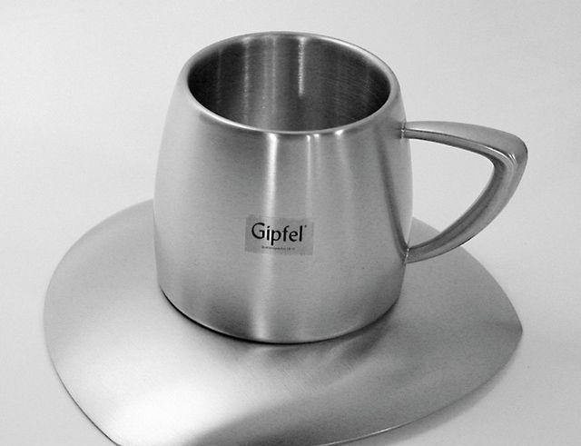 8526 GIPFEL Чашка с блюдцем 0,25 л "BARETTI" (термо)