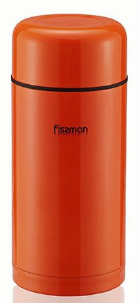 7878 FISSMAN Термос 1000 мл оранжевый (нерж. сталь)